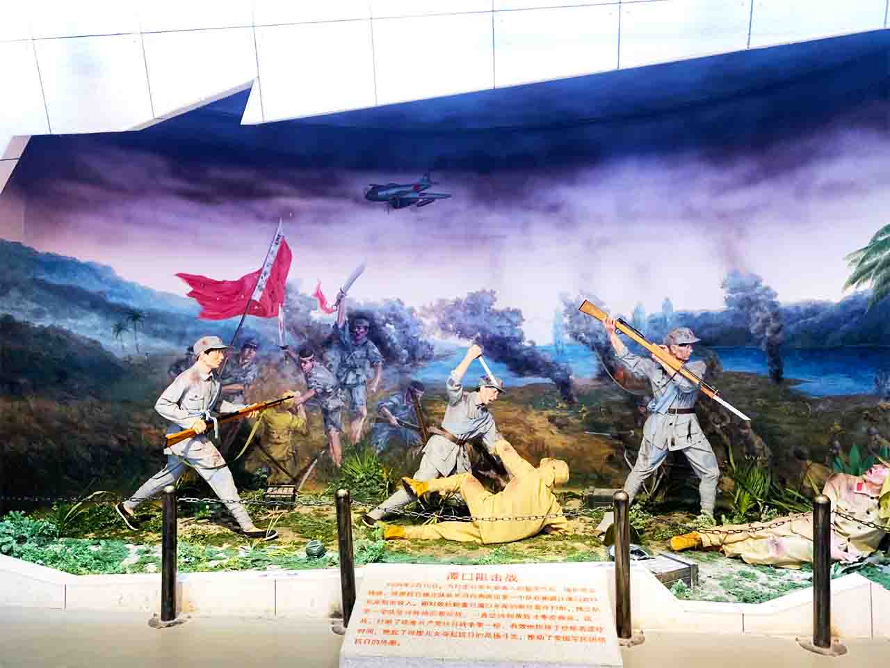 博物館紀念館展廳紅軍戰爭場景還原畫墻繪壁畫彩繪涂鴉手繪成都瀾泉文化