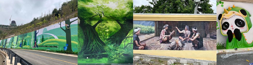 墻繪壁畫手繪浮雕畫的報價規則收費標準參考圖