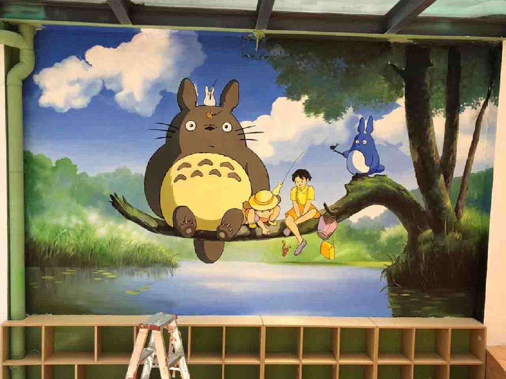 幼兒園墻體彩繪墻繪壁畫涂鴉案例